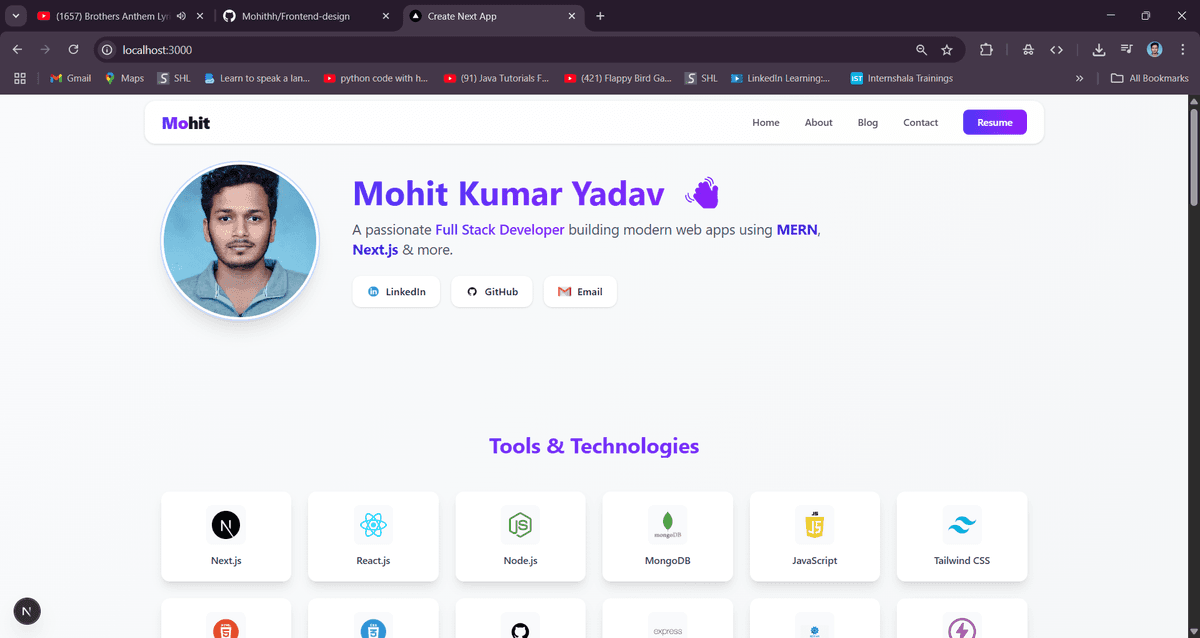Portfolio Website